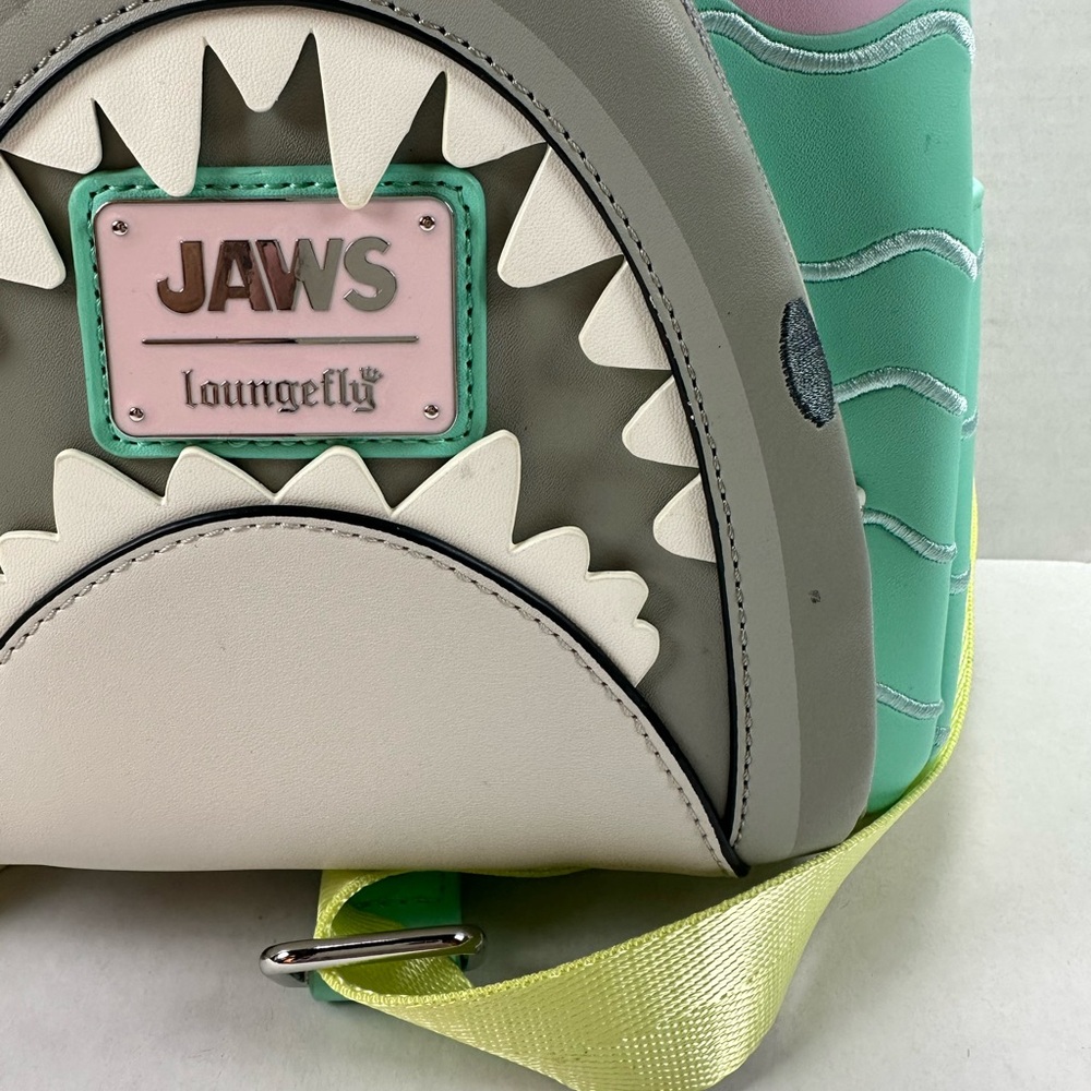 Loungefly Jaws Glow-in-the-Dark Mini Backpack - Picture 7 of 16